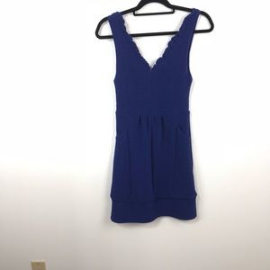 Anthropologie Maeve blue dress XS